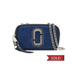 Marc Jacobs Blue Denim Crossbody Bag